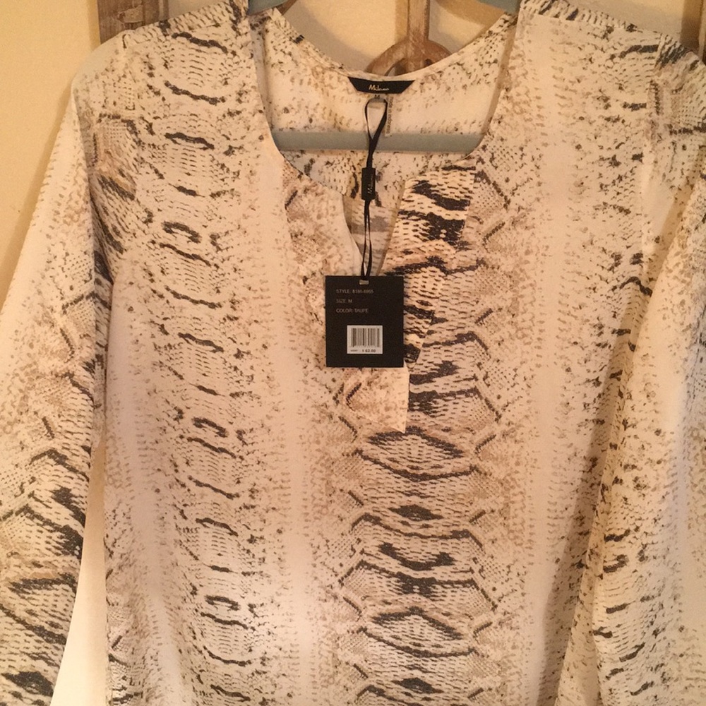 Snakeskin Blouse - Picture 3 of 3